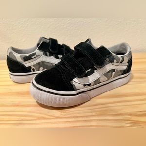 Camo Velcro vans